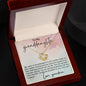 Granddaughter You are my Light, my hope, My Joy - Love Knot Necklace - Mallard Moon Gift Shop