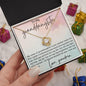 Granddaughter You are my Light, my hope, My Joy - Love Knot Necklace - Mallard Moon Gift Shop