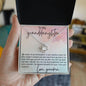 Granddaughter You are my Light, my hope, My Joy - Love Knot Necklace - Mallard Moon Gift Shop