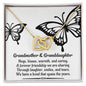 Grandmother Gift from Granddaughter We Have a Bond That Spans the Years Interlocking Hearts Pendant Necklace - Mallard Moon Gift Shop