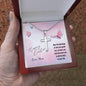 Happy Easter May the Blessings of the Lord Guide You Personalized Engraved Cross Necklace - Mallard Moon Gift Shop