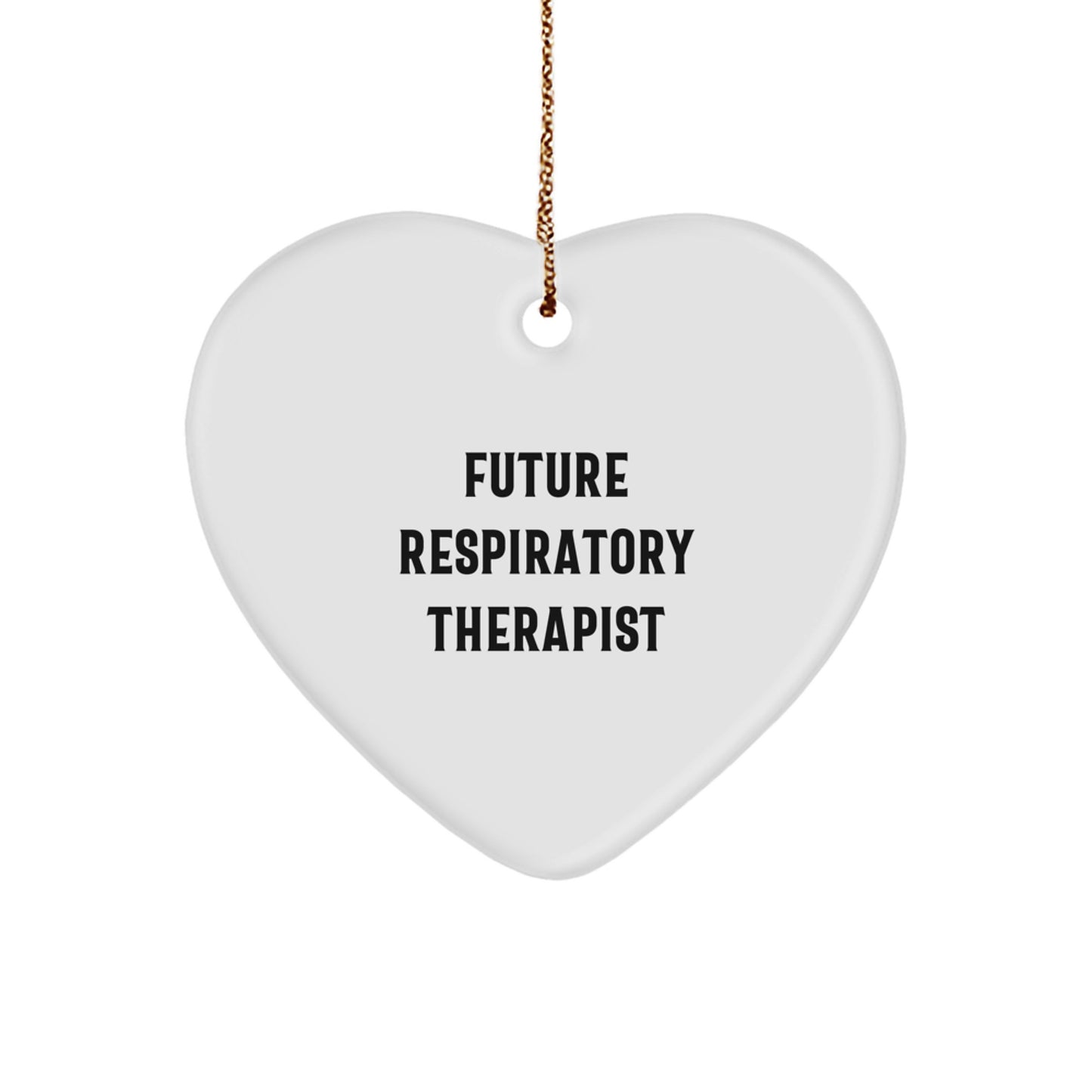 Funny Inspirational Gifts for Future Respiratory Therapist, 'You're a Heart Saver', Heart Ornament, Christmas Unique Gifts from Friends to Respiratory Therapist - Image 1