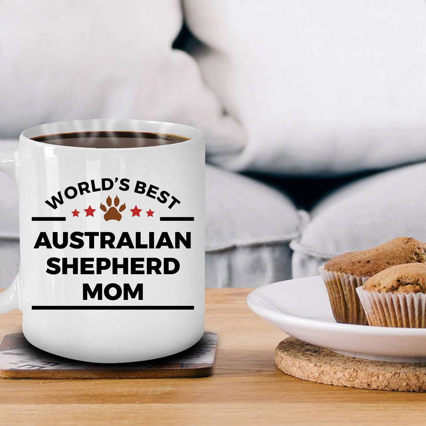 Australian Shepherd Dog Mom Mug - Mallard Moon Gift Shop