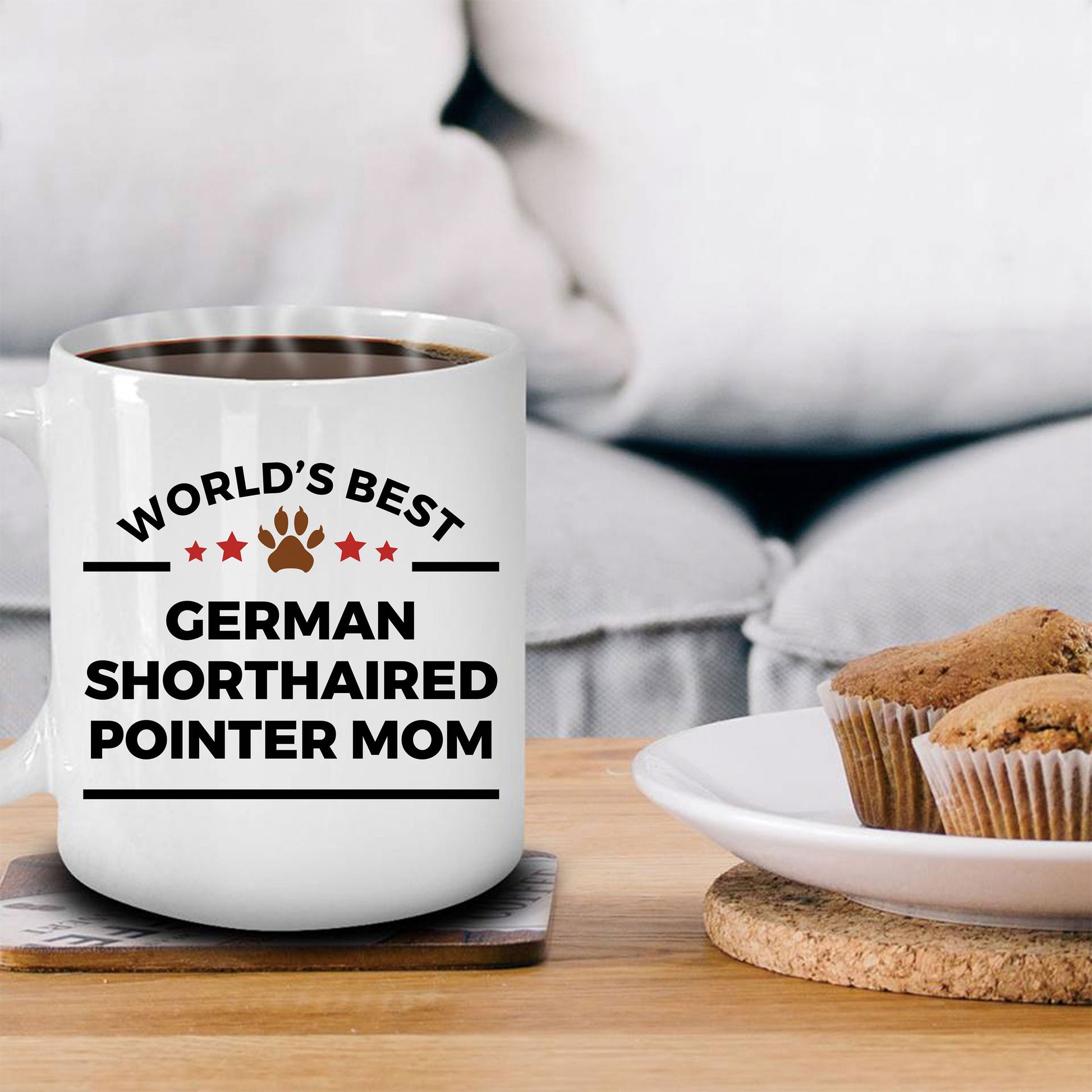 German Shorthaired Pointer Dog Mom Coffee Mug - Mallard Moon Gift Shop