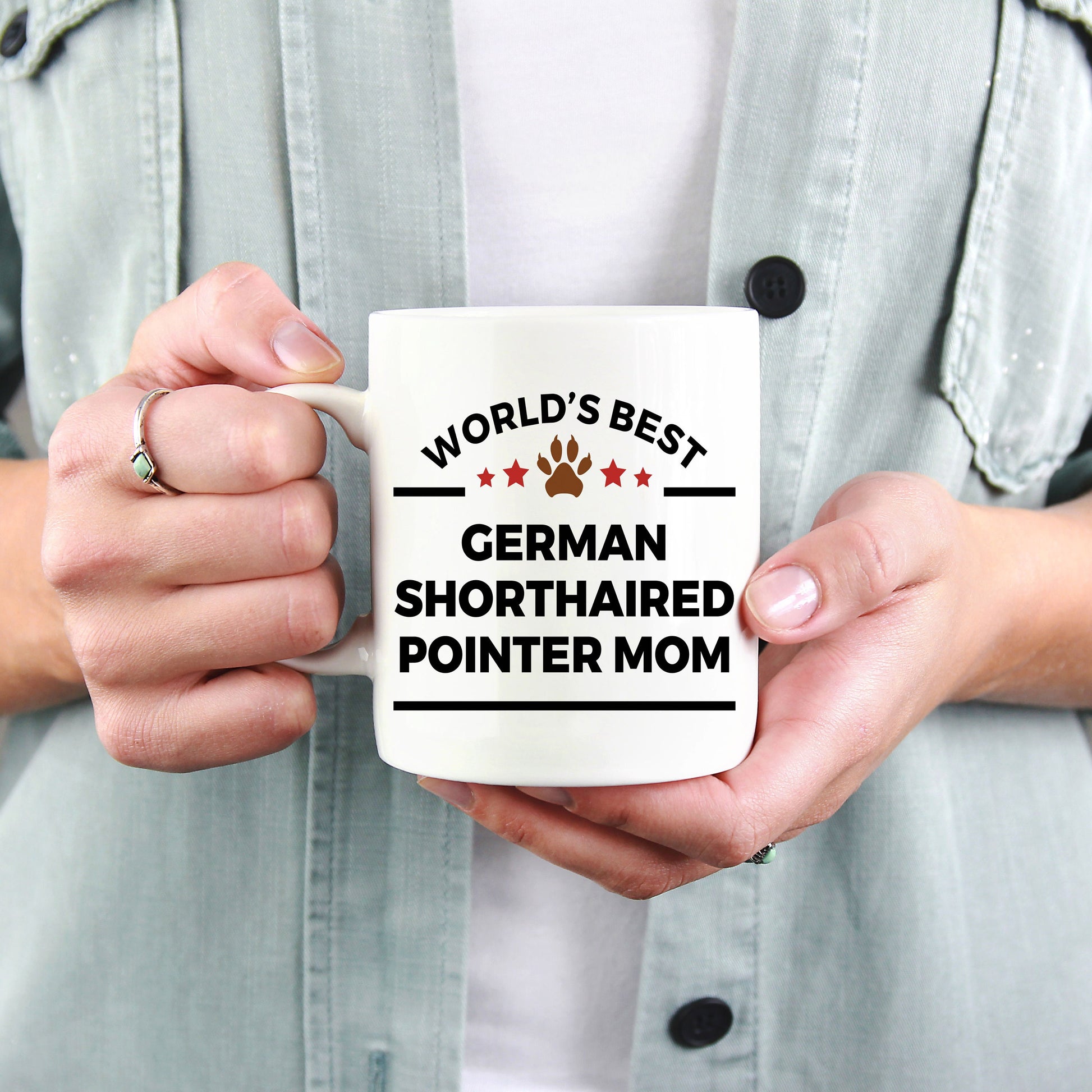 German Shorthaired Pointer Dog Mom Coffee Mug - Mallard Moon Gift Shop