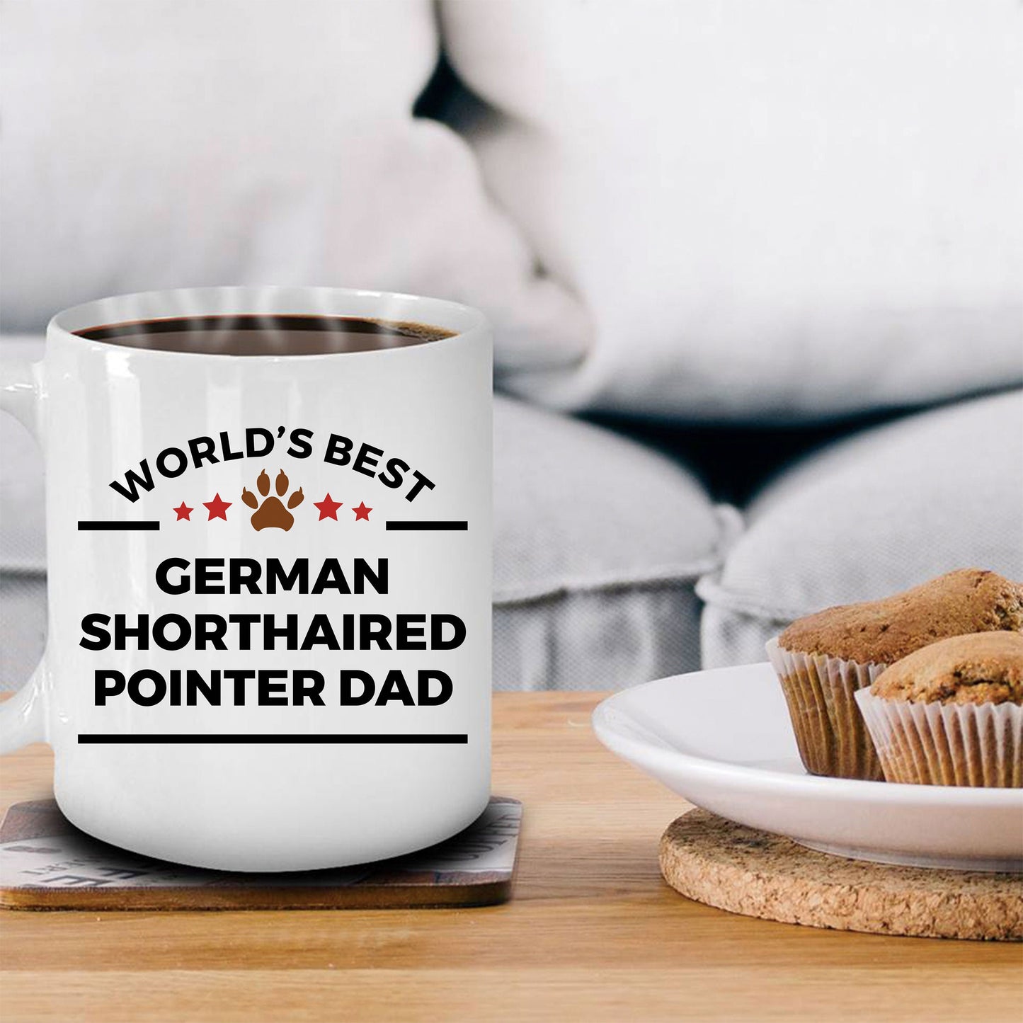 German Shorthaired Pointer Dog Dad Mug - Mallard Moon Gift Shop