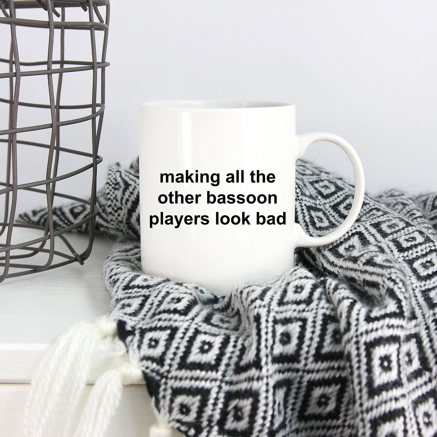 Bassoon Player Mug - Making All The Other Bassoon Players Look Bad - Mallard Moon Gift Shop