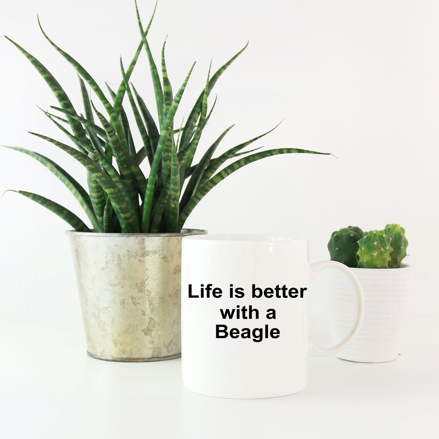 Beagle Dog Mug - Life is Better with a Beagle - Mallard Moon Gift Shop