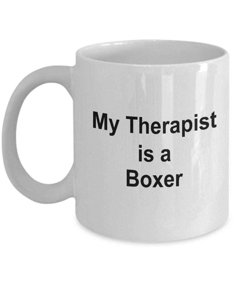 Boxer Dog Therapist Mug