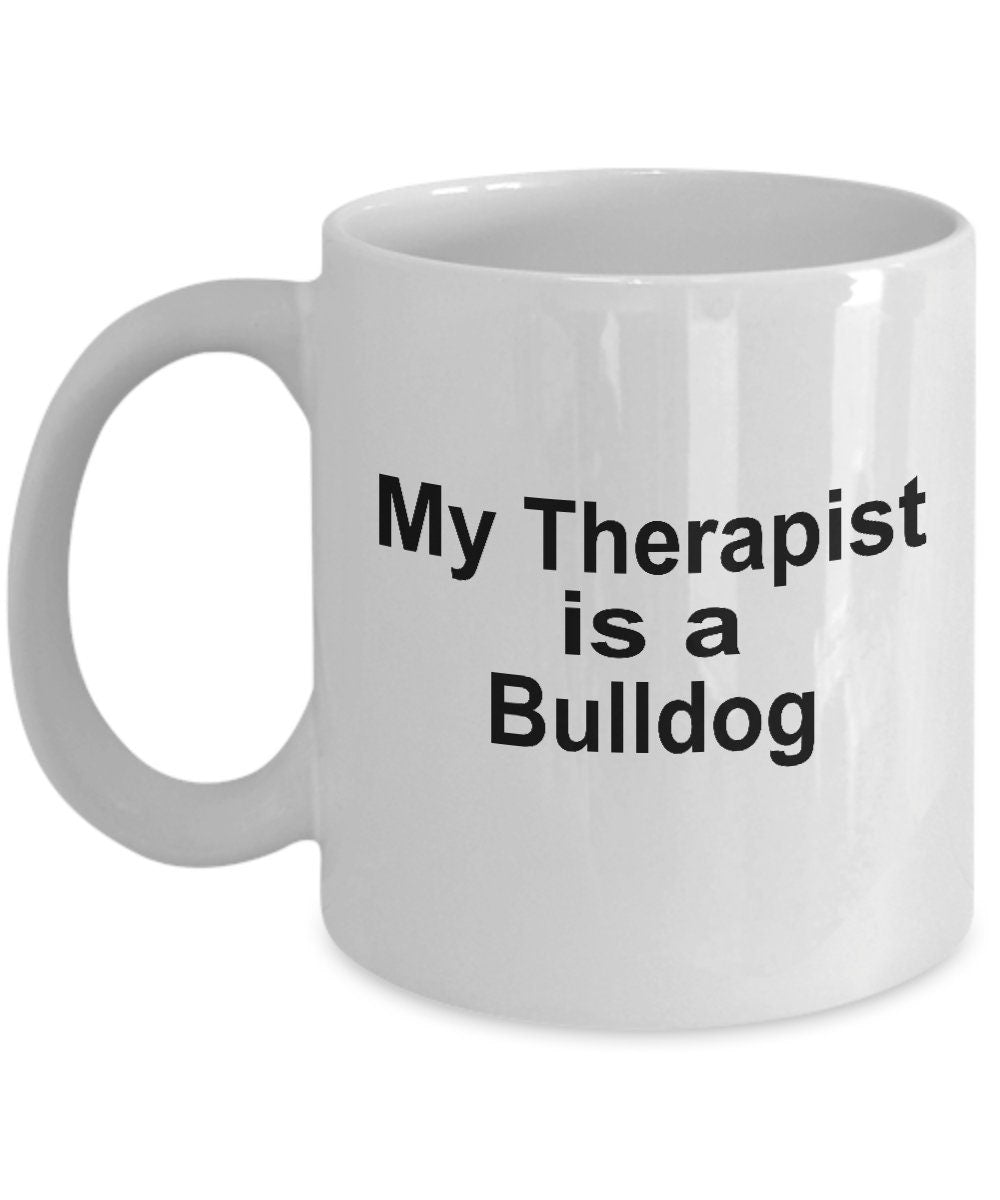 Bulldog Dog Therapist Mug