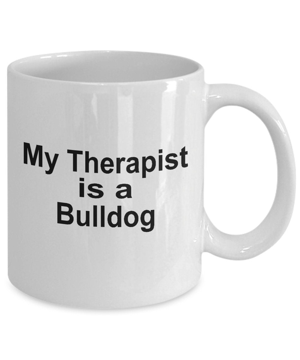 Bulldog Dog Therapist Mug