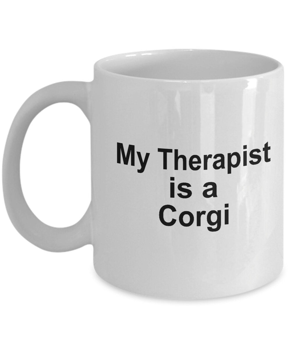 Corgi Dog Therapist Mug - Mallard Moon Gift Shop