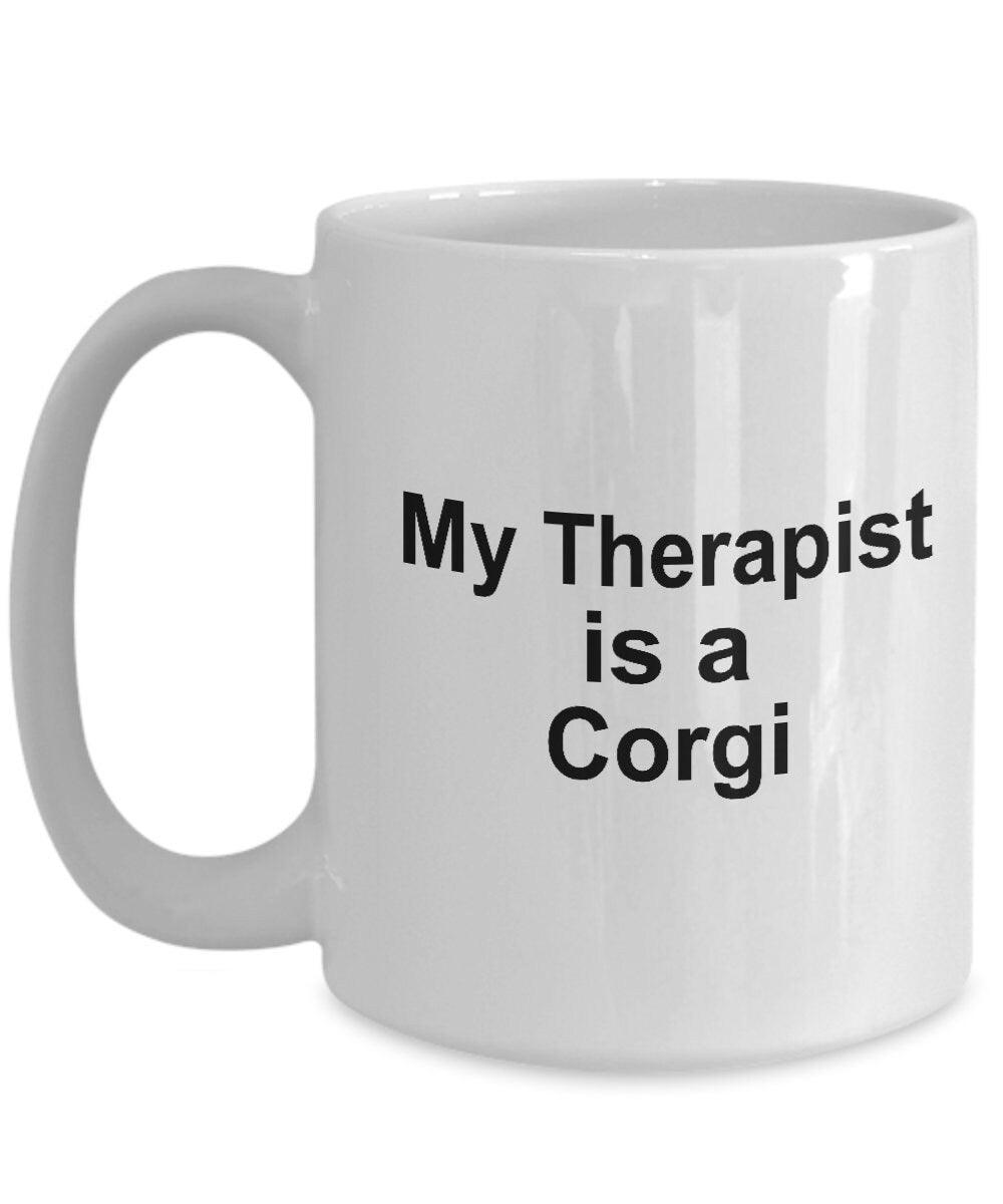Corgi Dog Therapist Mug - Mallard Moon Gift Shop