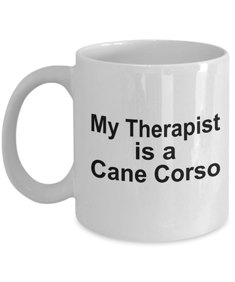 Cane Corso Dog Therapist Mug - Mallard Moon Gift Shop