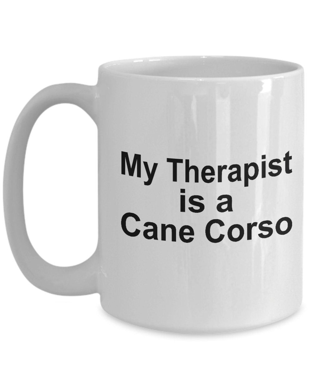 Cane Corso Dog Therapist Mug - Mallard Moon Gift Shop