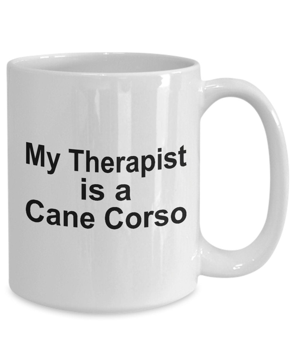 Cane Corso Dog Therapist Mug - Mallard Moon Gift Shop