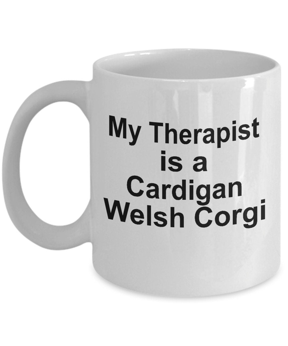 Cardigan Welsh Corgi Dog Therapist Mug