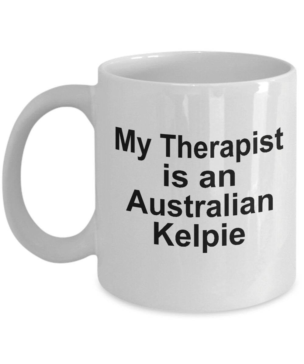 Australian Kelpie Dog Therapist Mug - Mallard Moon Gift Shop