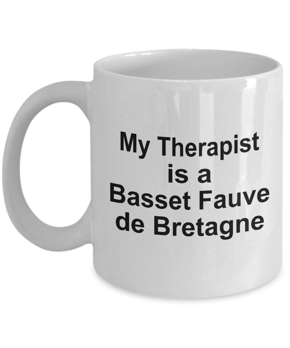 Basset Fauve de Bretagne Dog Therapist Mug - Mallard Moon Gift Shop