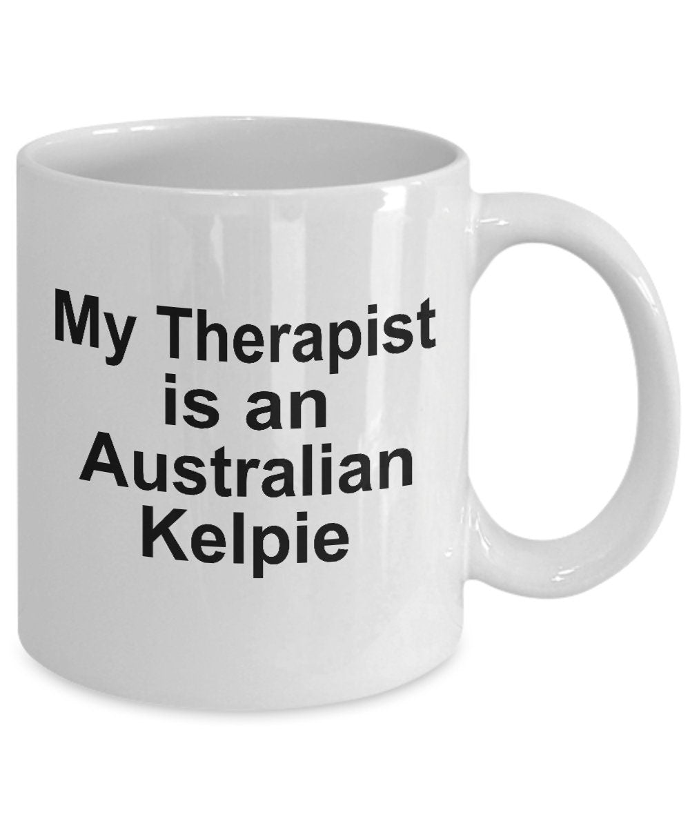 Australian Kelpie Dog Therapist Mug - Mallard Moon Gift Shop