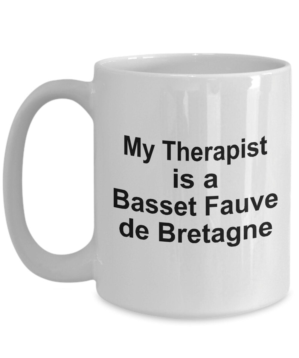 Basset Fauve de Bretagne Dog Therapist Mug - Mallard Moon Gift Shop