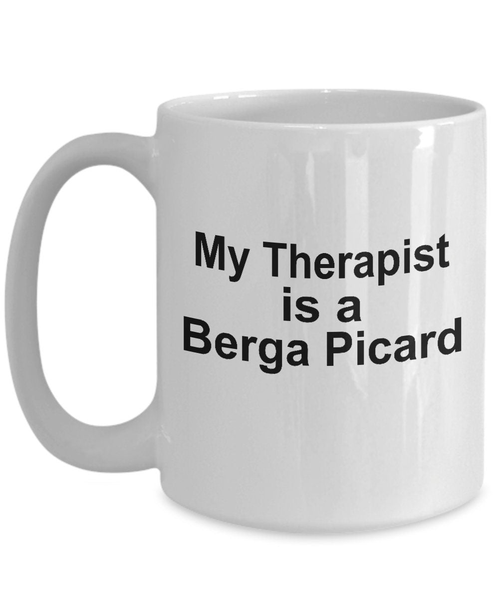 Berger Picard Dog Therapist Mug