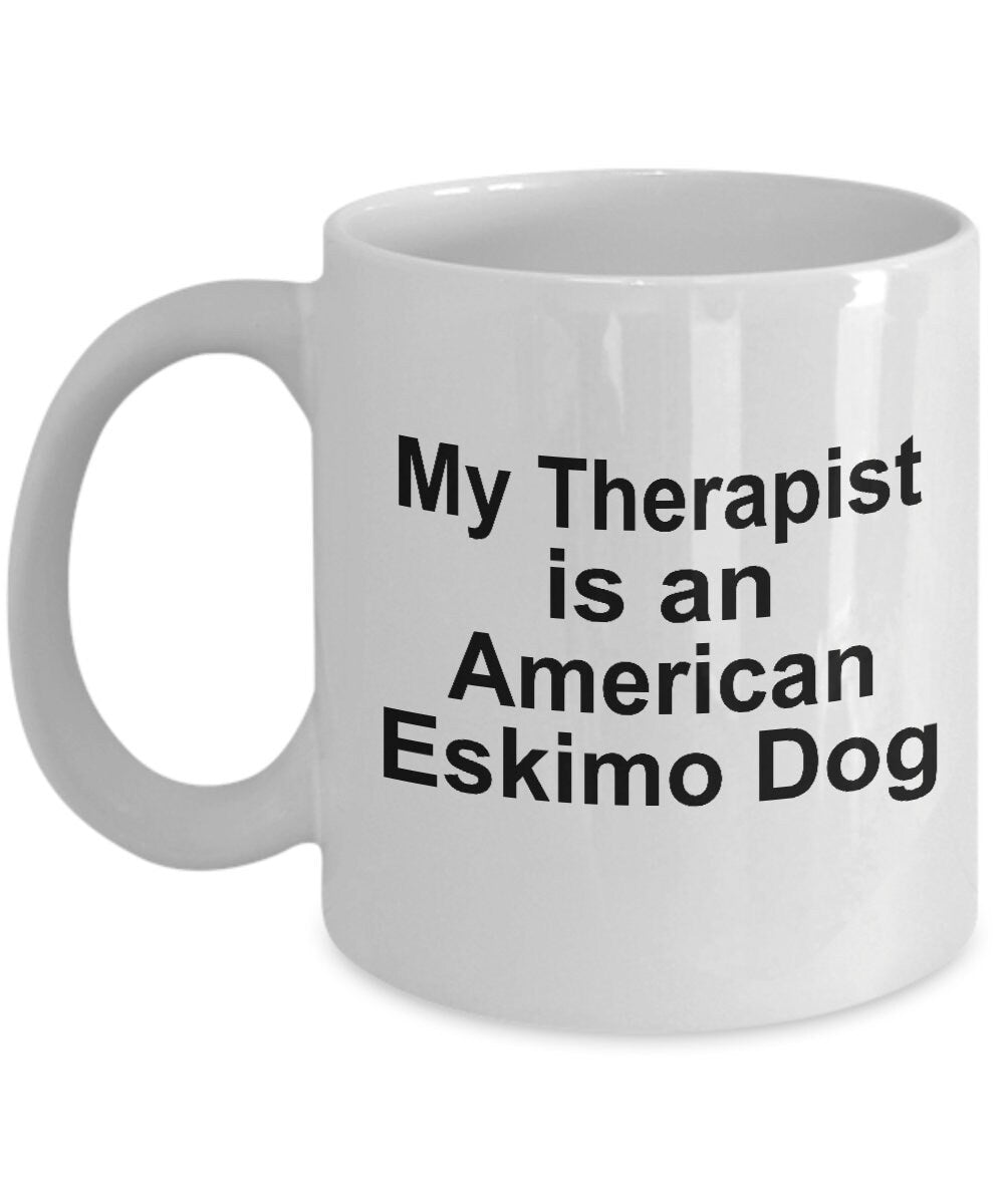 American Eskimo Dog Therapist Mug - Mallard Moon Gift Shop