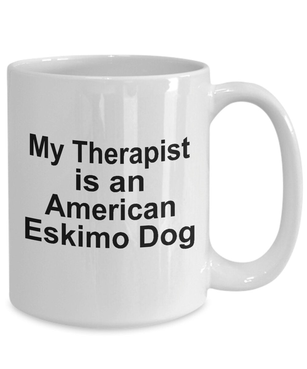 American Eskimo Dog Therapist Mug - Mallard Moon Gift Shop
