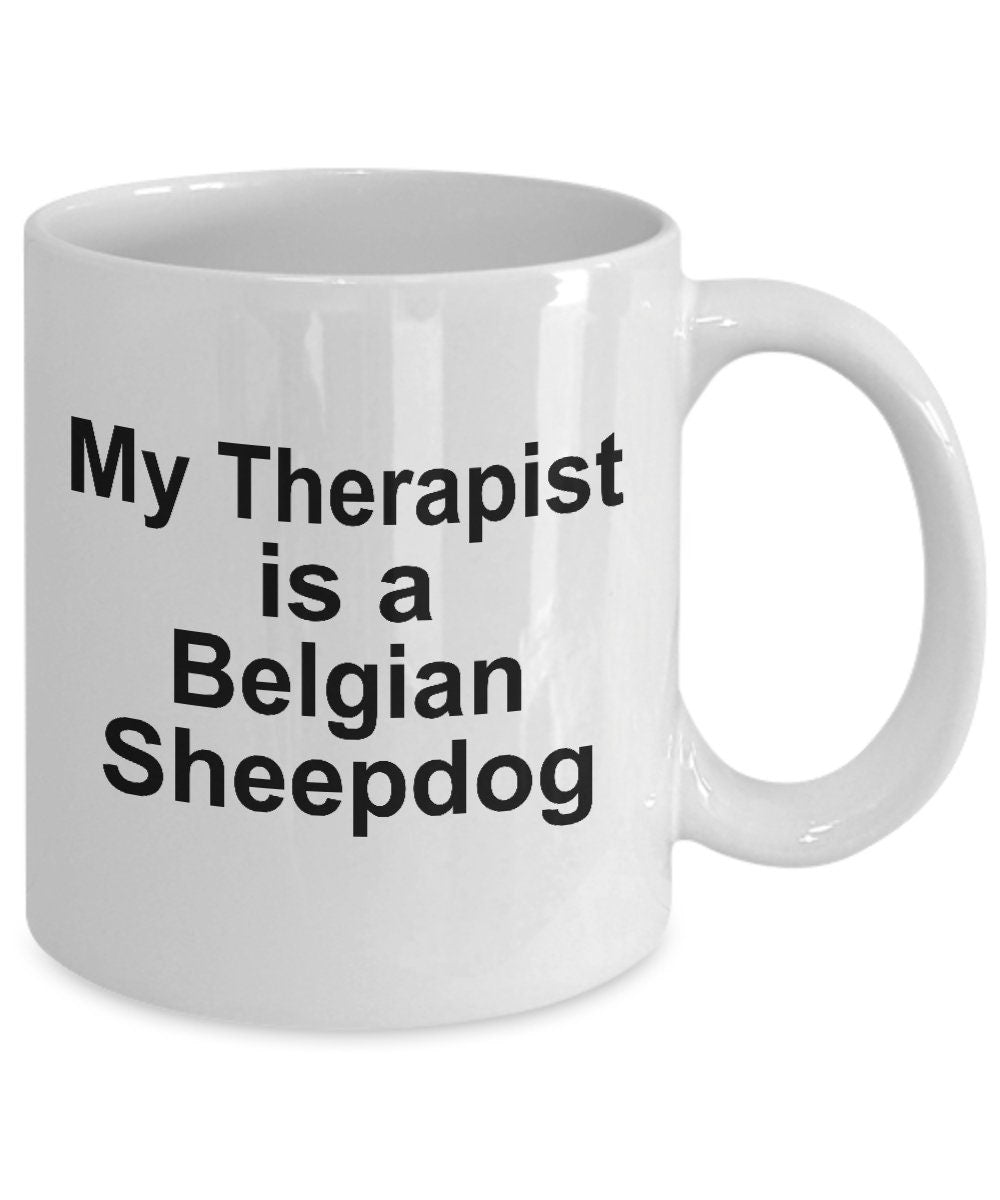 Belgian Sheepdog Dog Therapist Mug - Mallard Moon Gift Shop