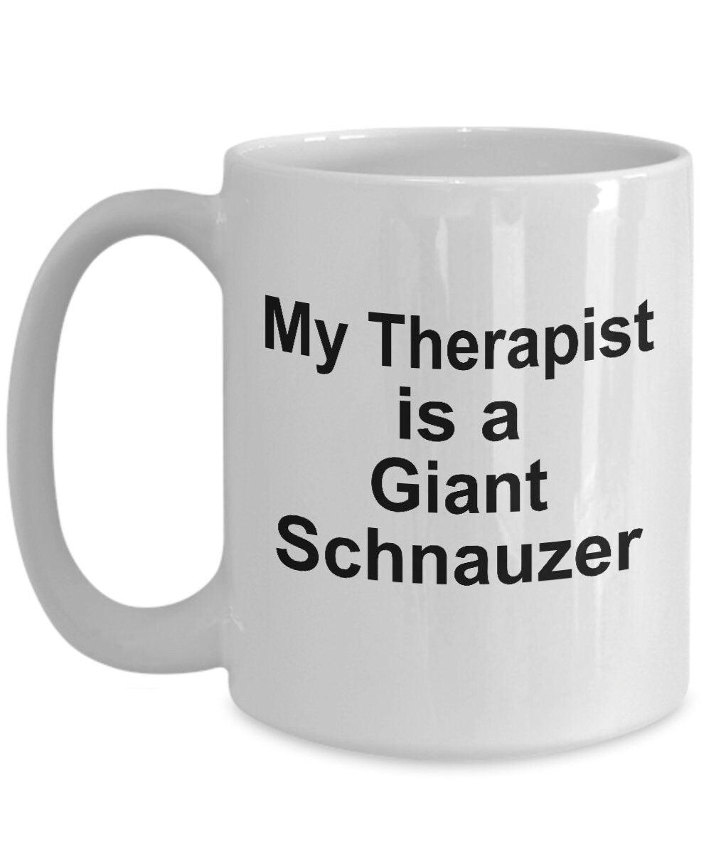 Giant Schnauzer Dog Therapist Mug