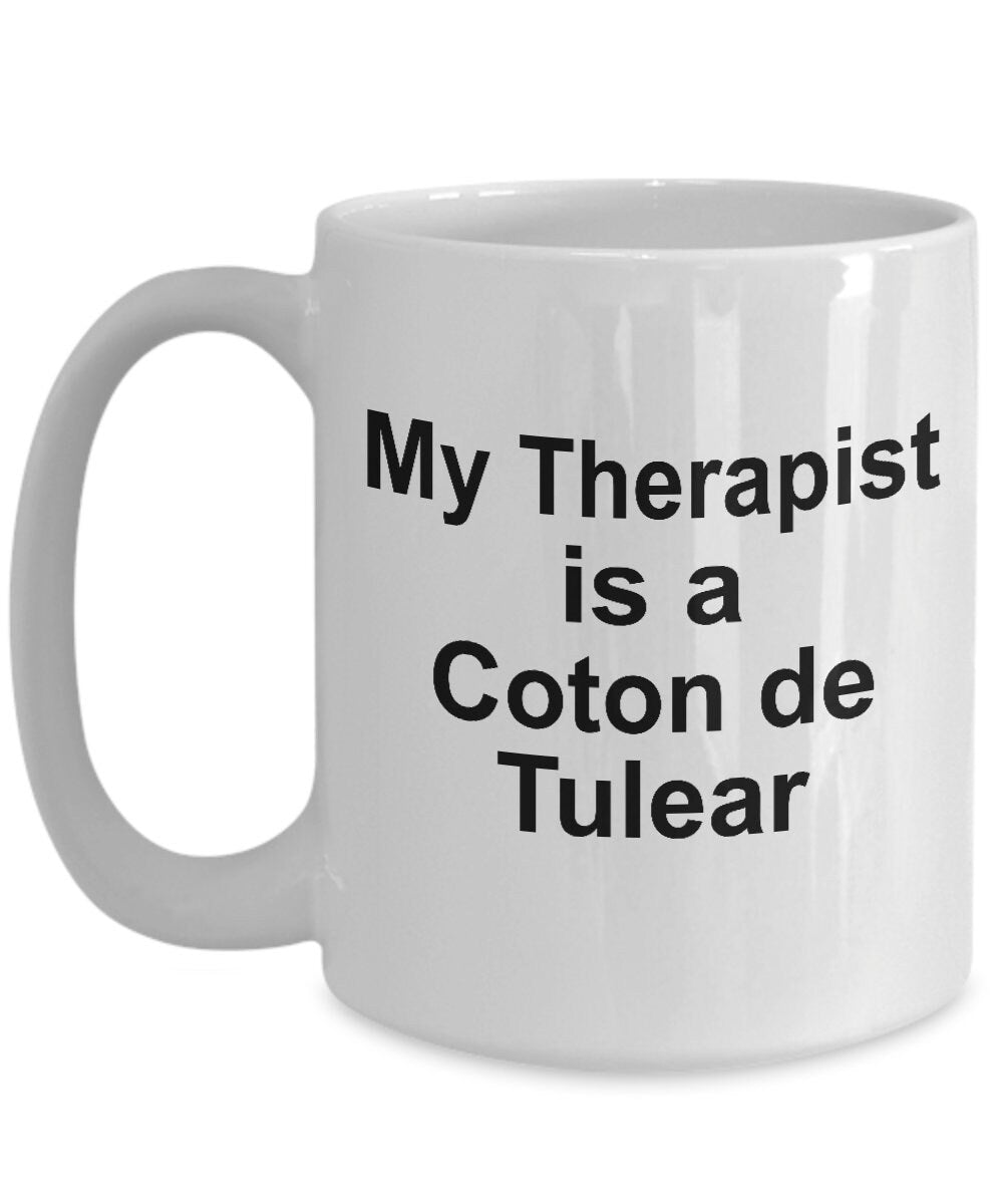 Coton de Tulear Dog Therapist Mug - Mallard Moon Gift Shop