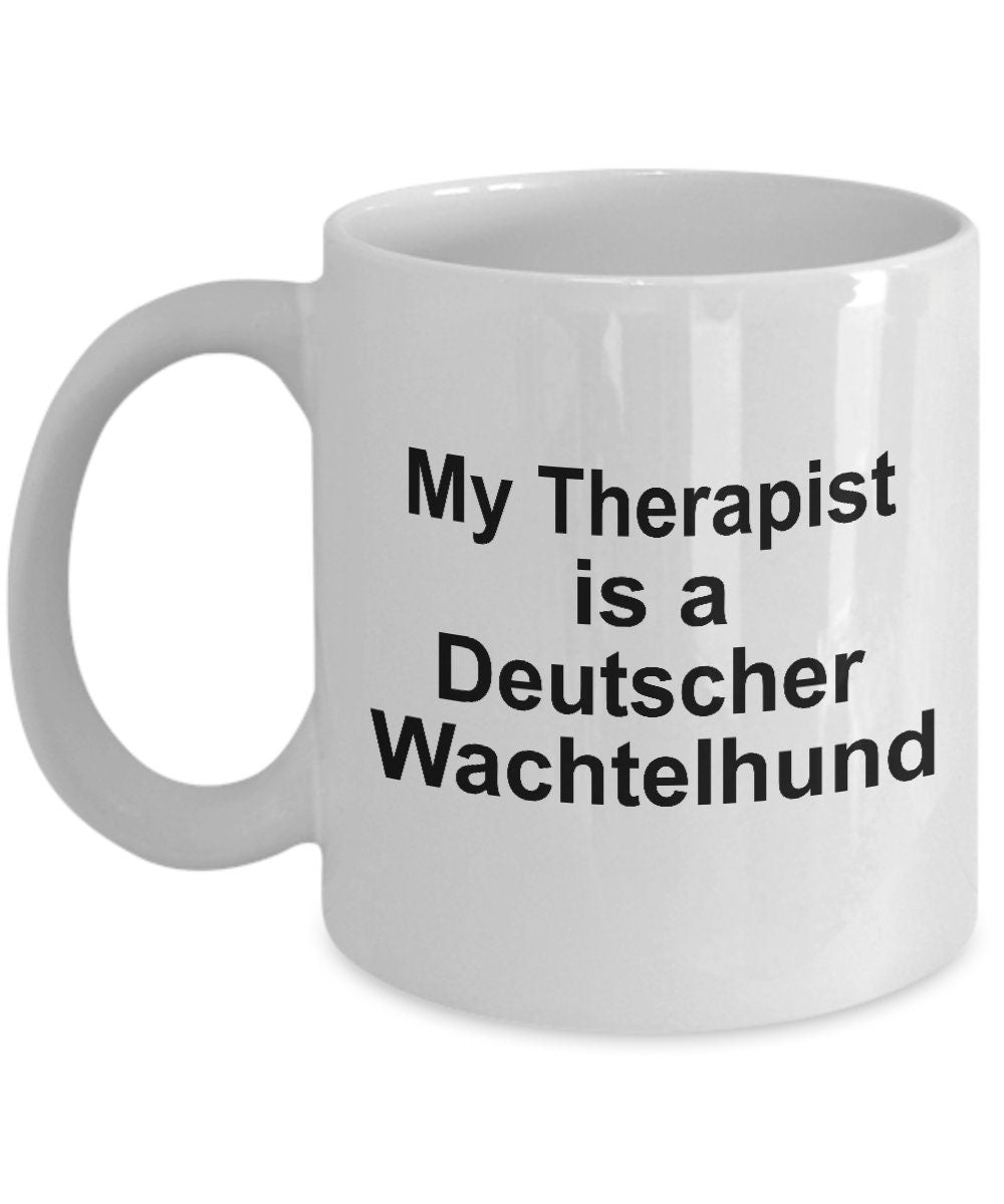 Deutscher Wachtelhund Dog Therapist Mug - Mallard Moon Gift Shop