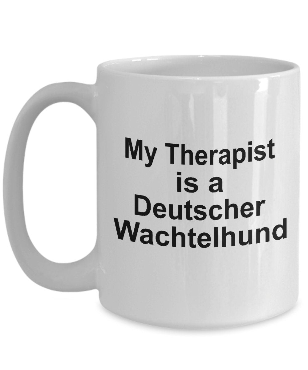 Deutscher Wachtelhund Dog Therapist Mug - Mallard Moon Gift Shop