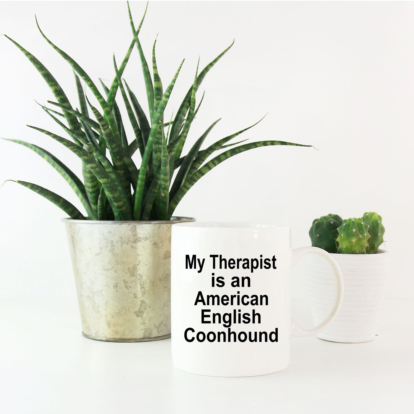 American English Coonhound Dog Therapist Mug - Mallard Moon Gift Shop