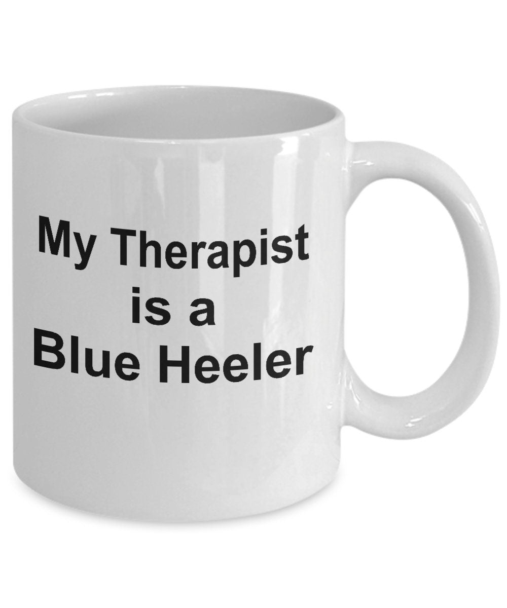 Blue Heeler Dog Therapist Coffee Mug - Mallard Moon Gift Shop