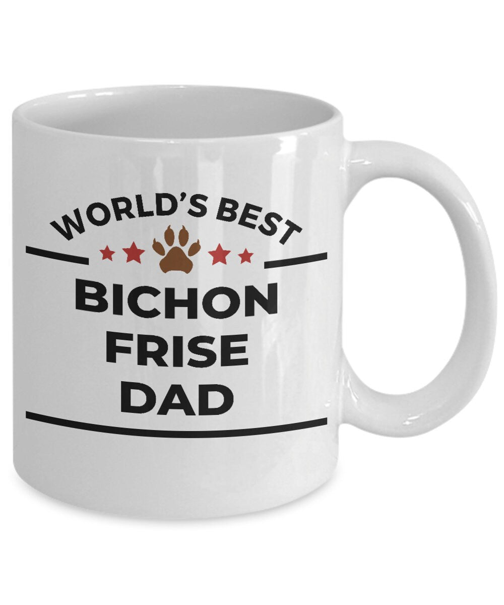 Bichon Frise Dog Dad Mug - Mallard Moon Gift Shop