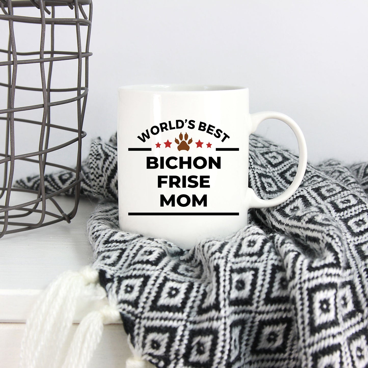 Bichon Frise Dog Mom Coffee Mug - Mallard Moon Gift Shop