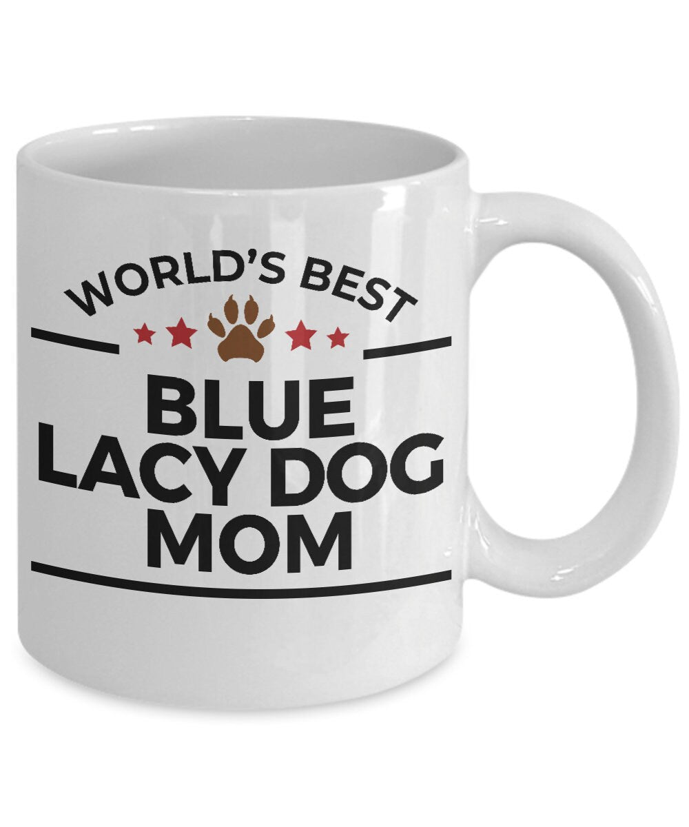 Blue Lacy Dog Mom Coffee Mug - Mallard Moon Gift Shop