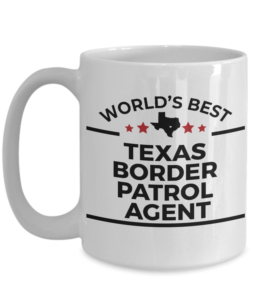 Texas Border Patrol Agent Mug - Mallard Moon Gift Shop