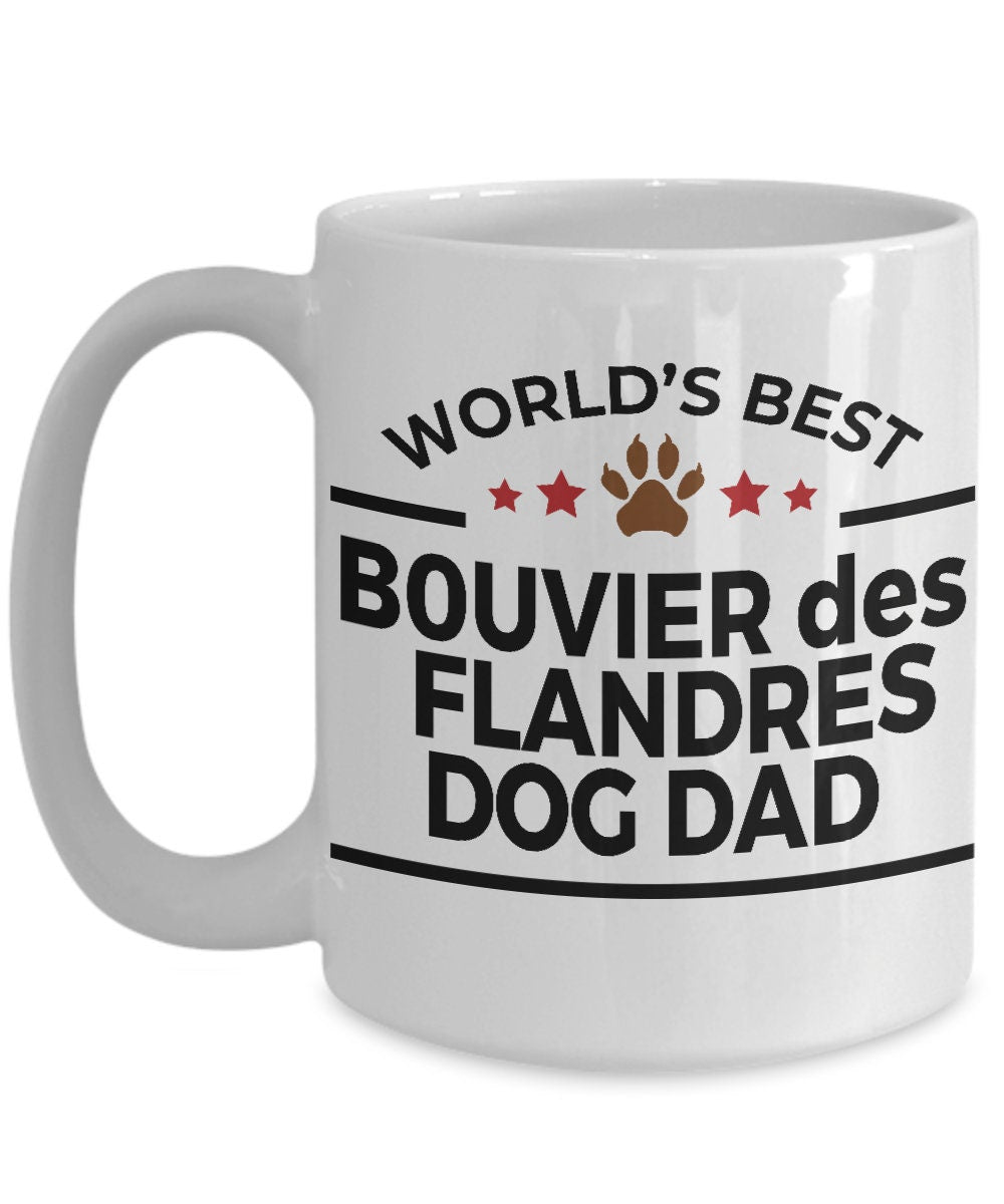 Bouvier des Flandres Dog Dad Mug - Mallard Moon Gift Shop