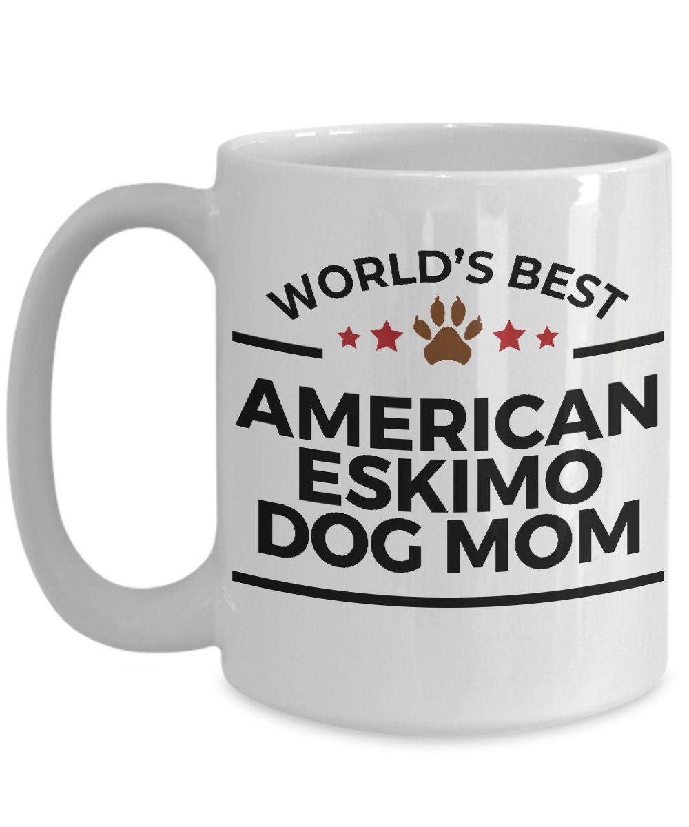 American Eskimo Dog Mom Mug - Mallard Moon Gift Shop