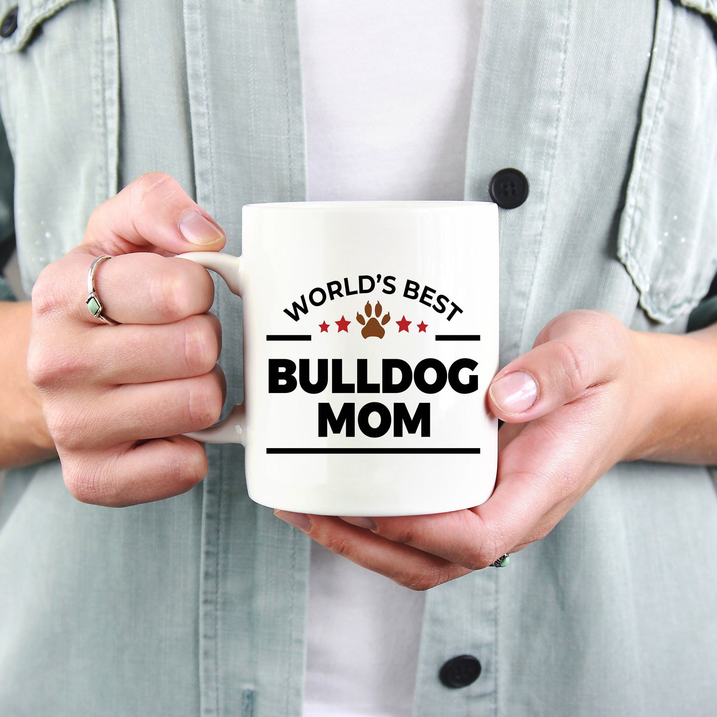 Bulldog Dog Mom Coffee Mug - Mallard Moon Gift Shop