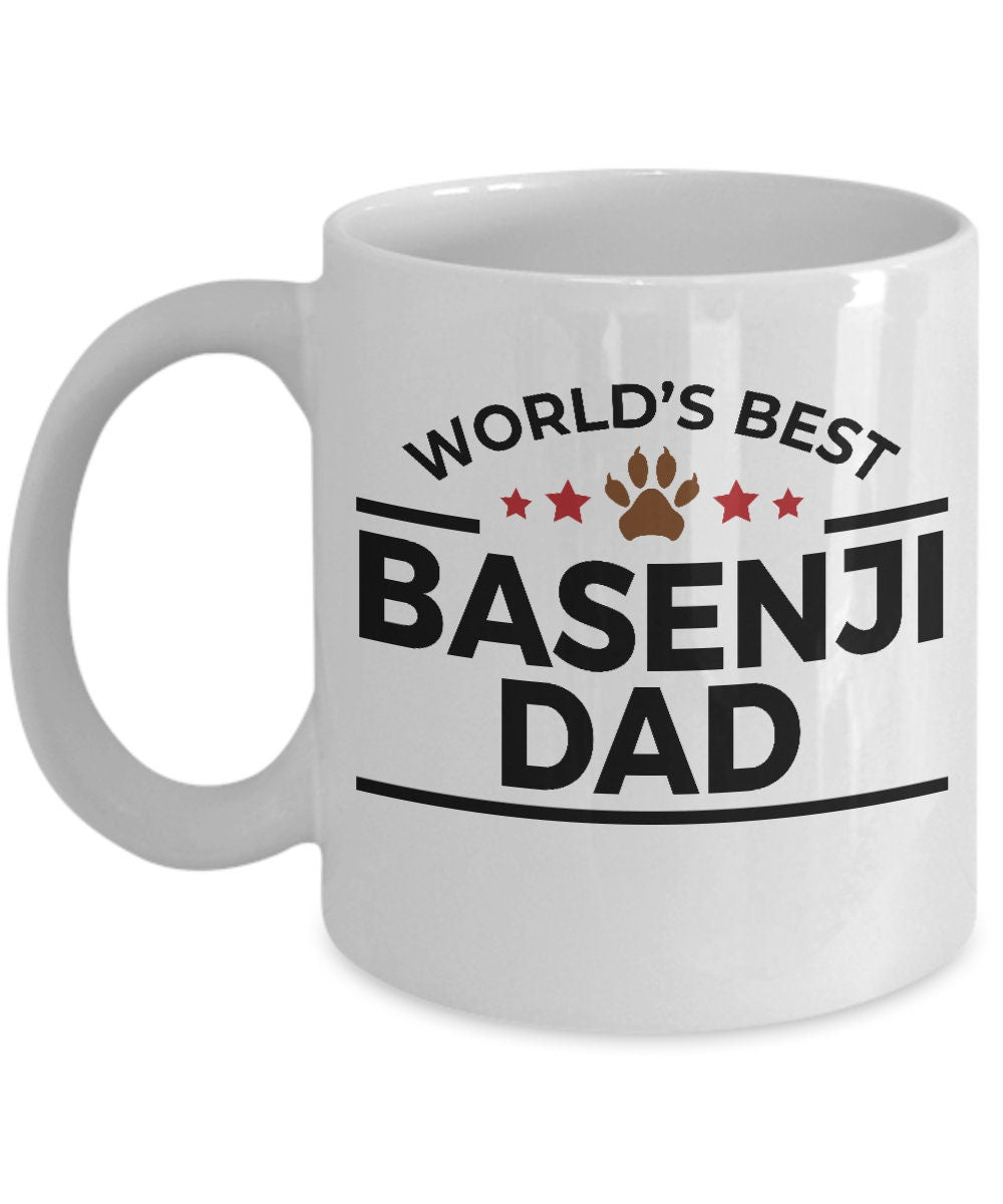 Basenji Dog Dad Mug - Mallard Moon Gift Shop