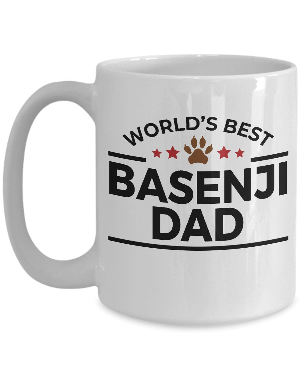 Basenji Dog Dad Mug - Mallard Moon Gift Shop