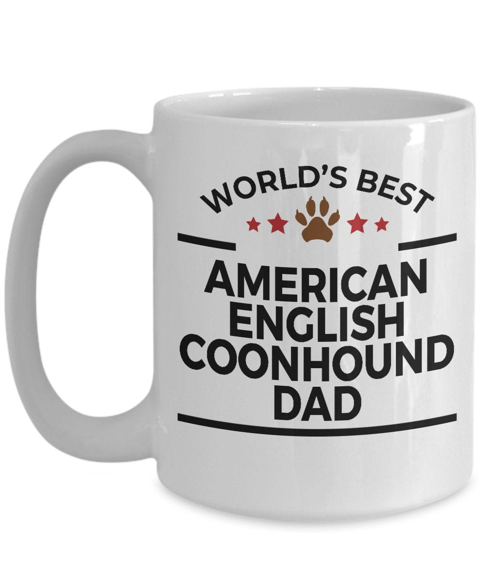 American English Coonhound Dog Dad Mug - Mallard Moon Gift Shop