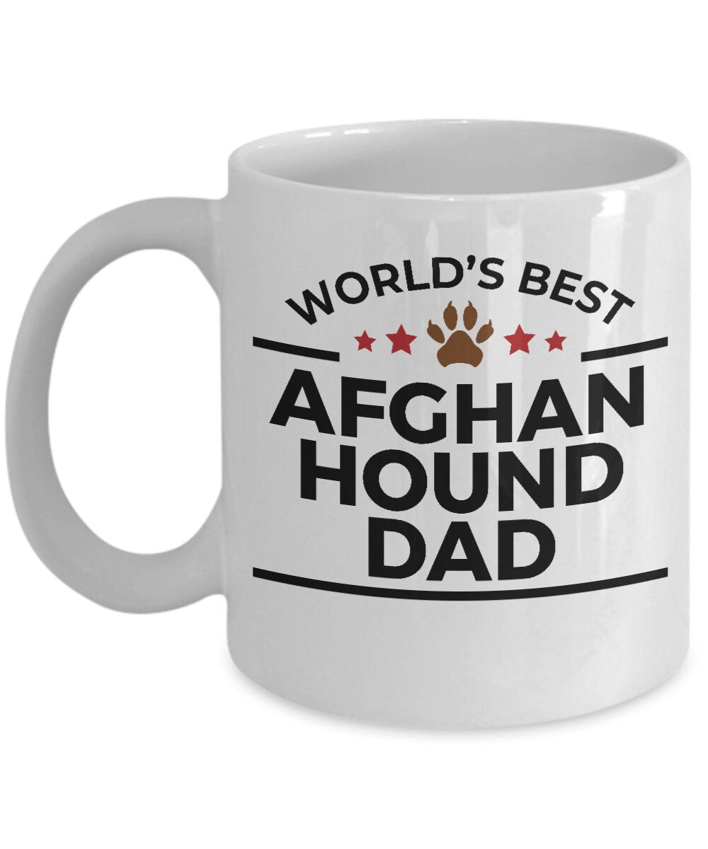 Afghan Hound Dog Dad Mug - Mallard Moon Gift Shop