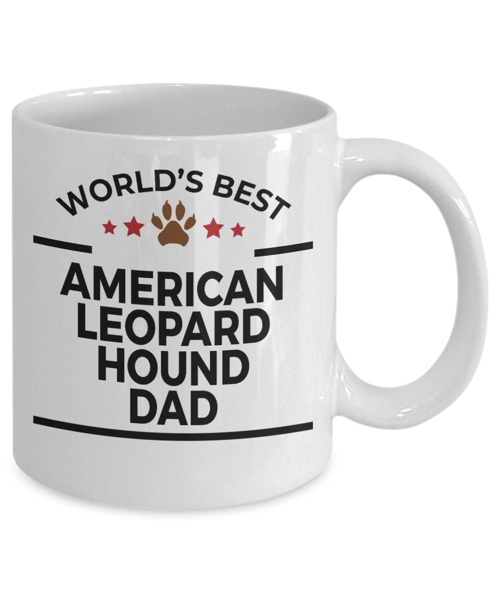 American Leopard Hound Dog Dad Mug - Mallard Moon Gift Shop