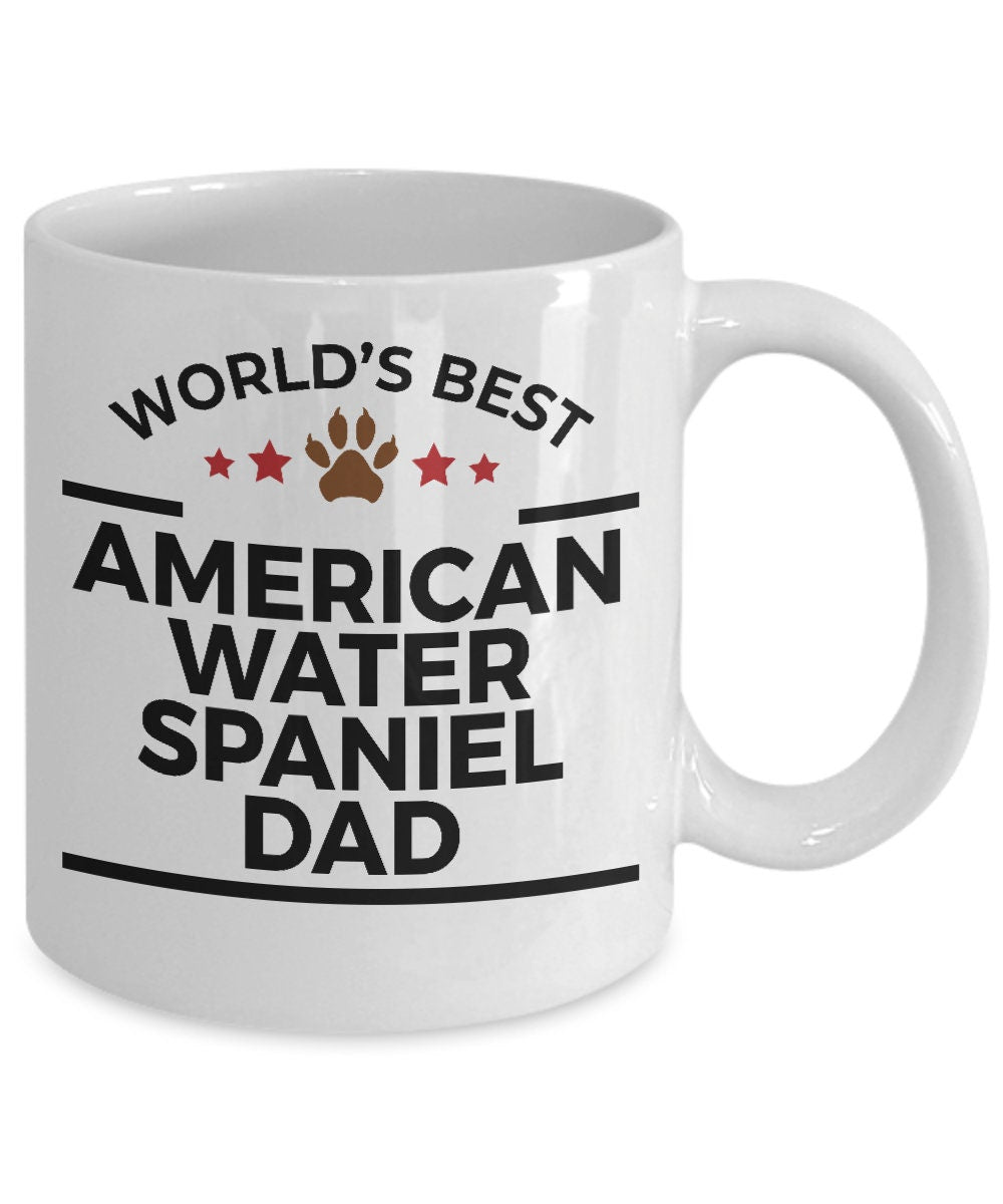 American Water Spaniel Dog Dad Mug - Mallard Moon Gift Shop