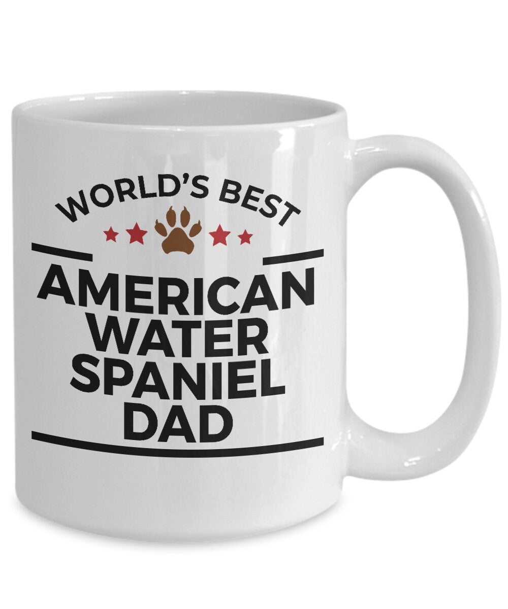 American Water Spaniel Dog Dad Mug - Mallard Moon Gift Shop