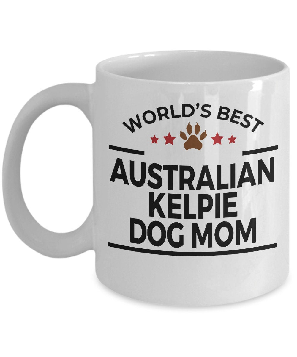Australian Kelpie Dog Mom Mug - Mallard Moon Gift Shop